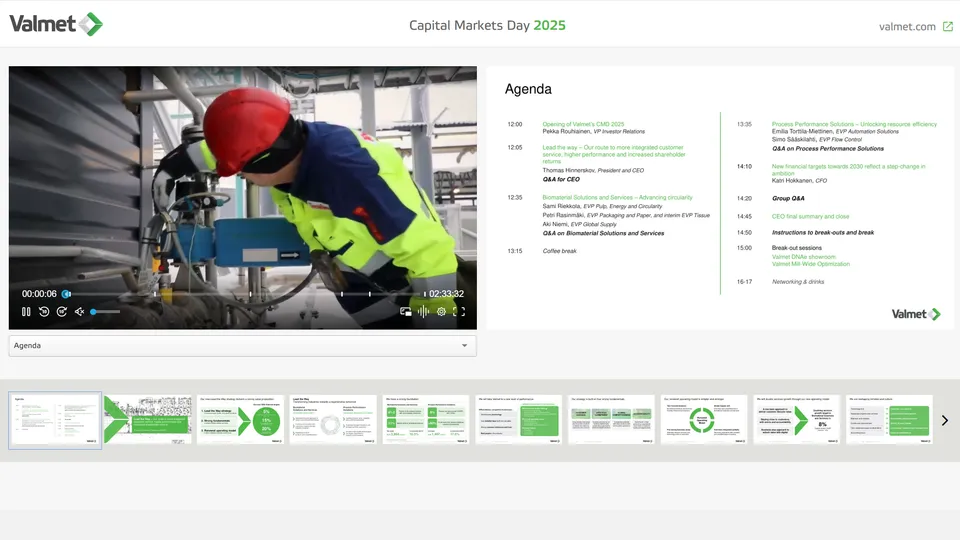 Valmet Capital Markets Day
